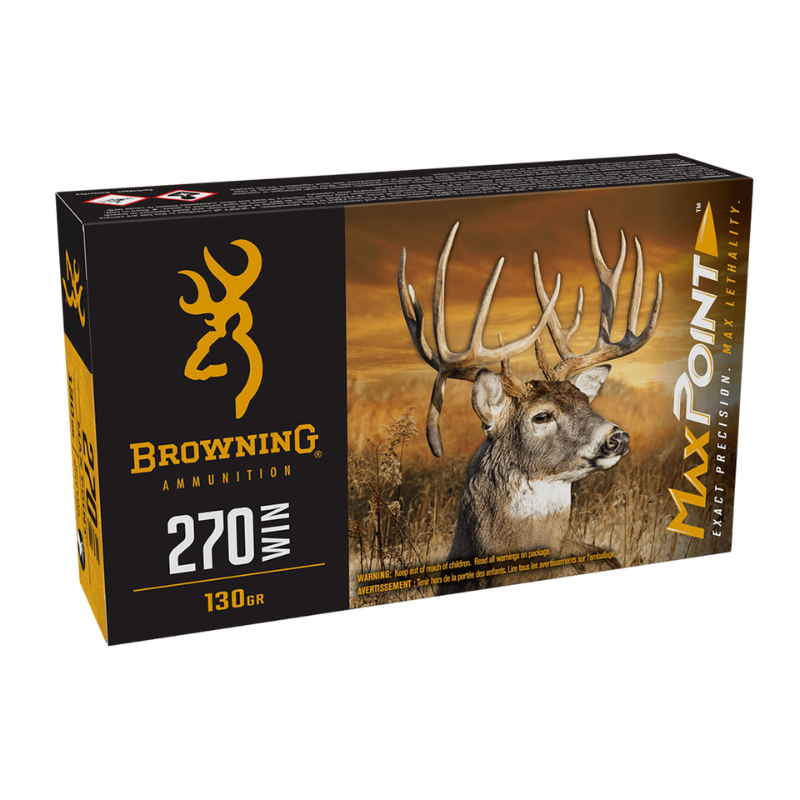 Browning Max Point 270 Win 130 Gr Box of 20 — Go Tenda