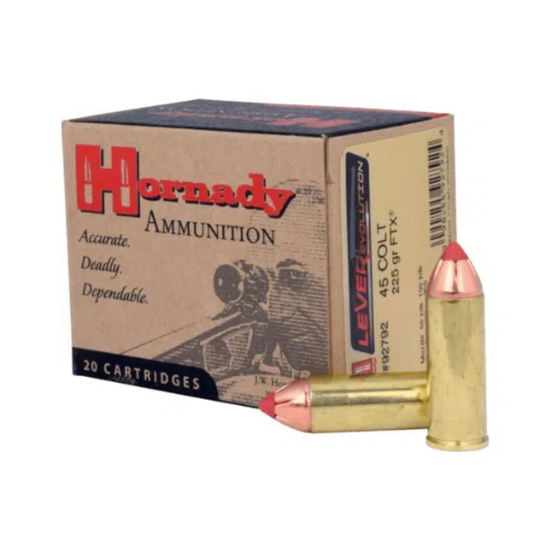 Hornady LEVERevolution 45 Colt 225 Gr FTX Box of 20 — Go Tenda