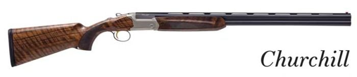 Churchill 820 20 Ga O/U 26”, Youth (LOP 340mm) STD Walnut — Go Tenda