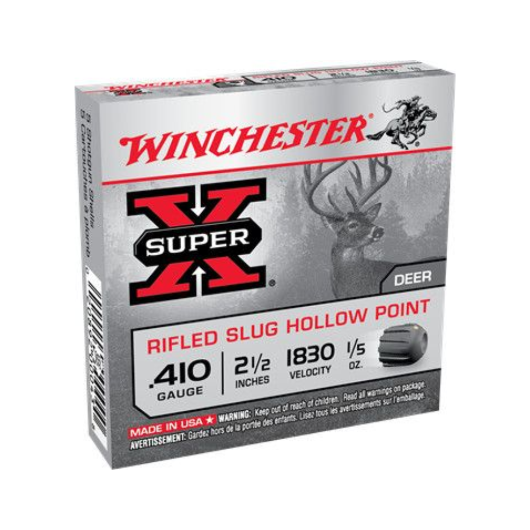 Winchester Super X Rifled Slugs Hollow Point 410 Ga 2-1/2″ Value Pack of 15 — Go Tenda
