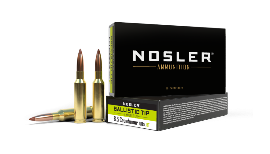 Nosler Ballistic Tip Hunting 6.5 Creedmoor 120 Gr Box of 20 — Go Tenda