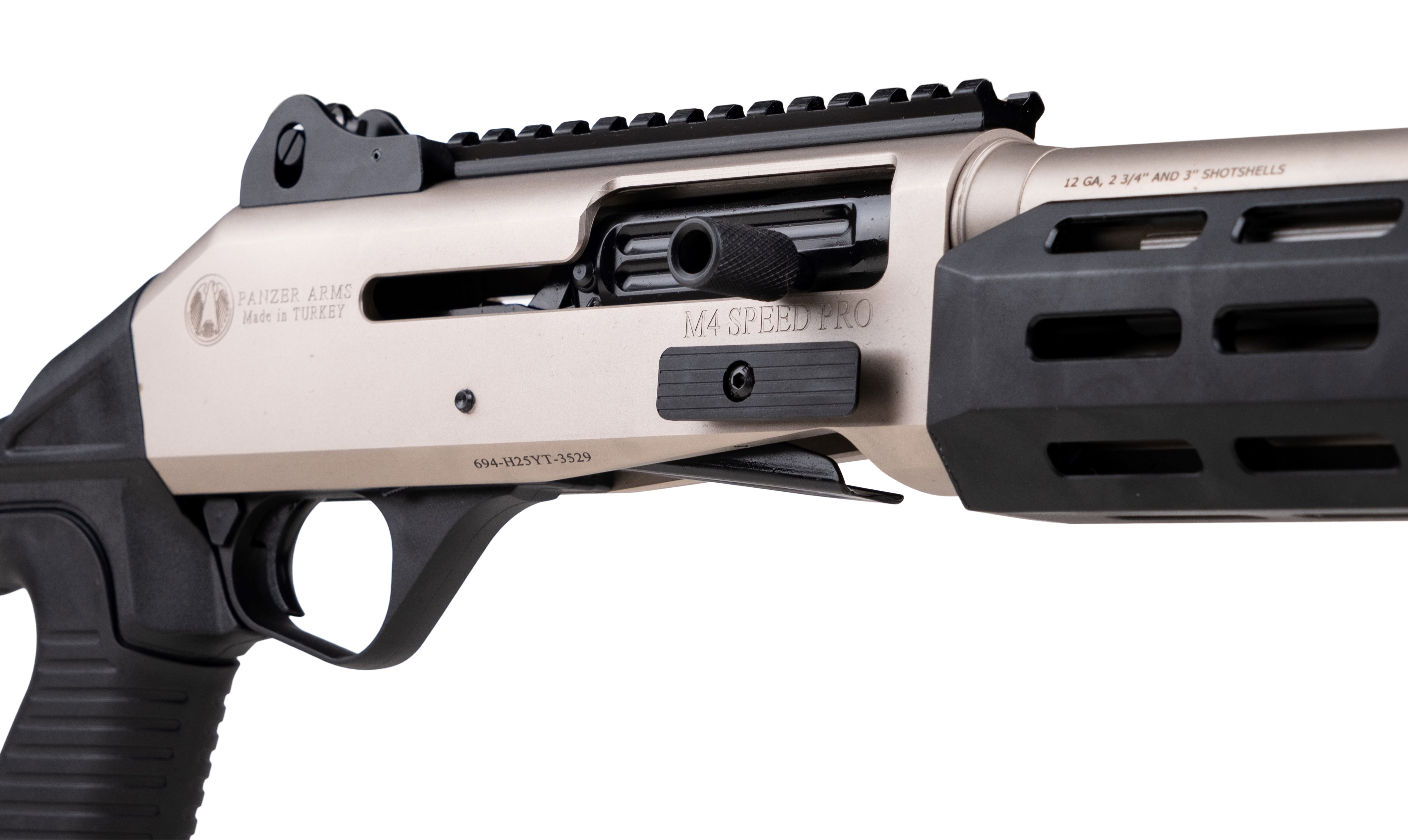 EGE Panzer Arms M4 Speed Pro 12 Ga Semi Auto 18.6" Marine 45