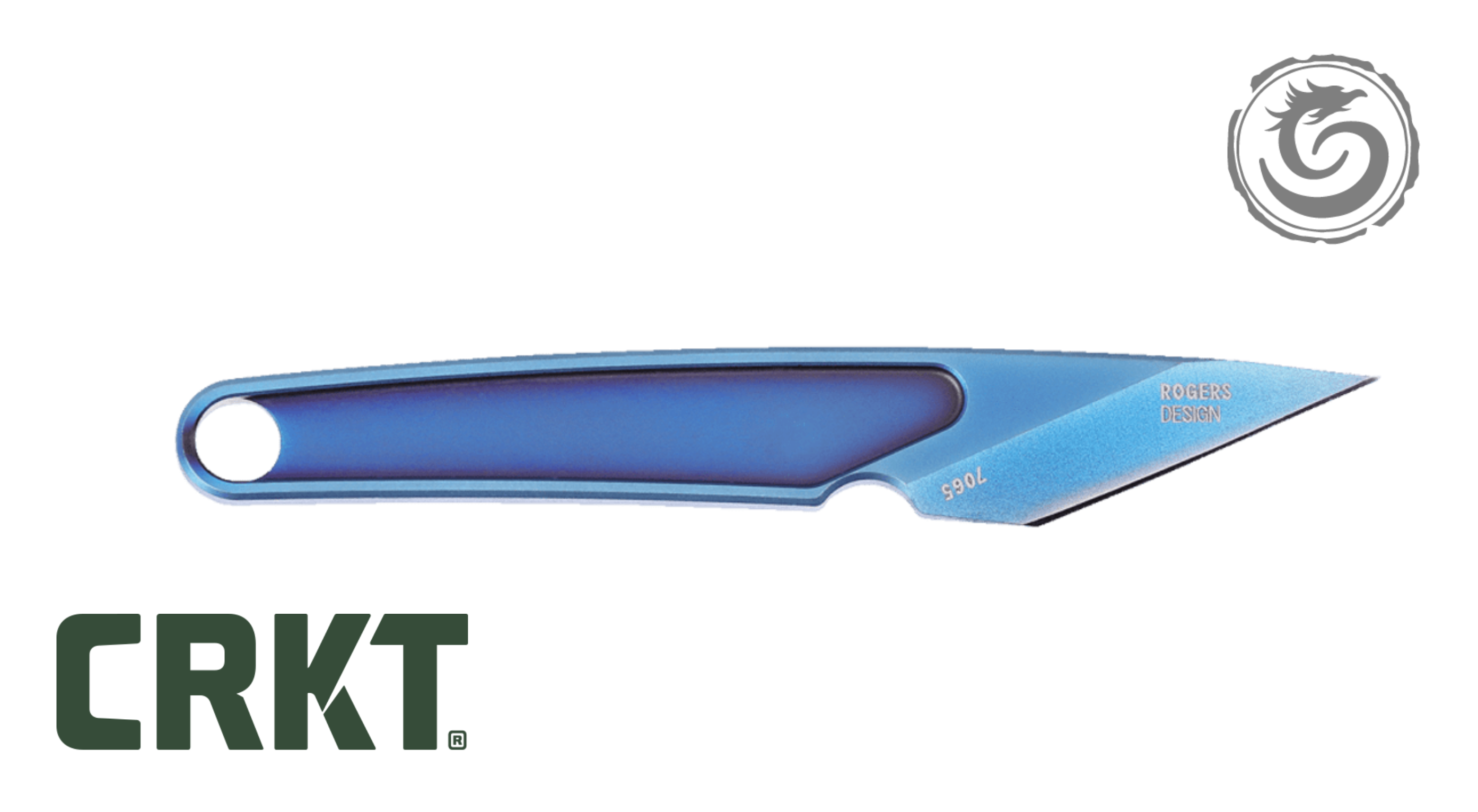 CRKT HangTi Fixed Blade EDC Knife - Blue » Tenda Canada