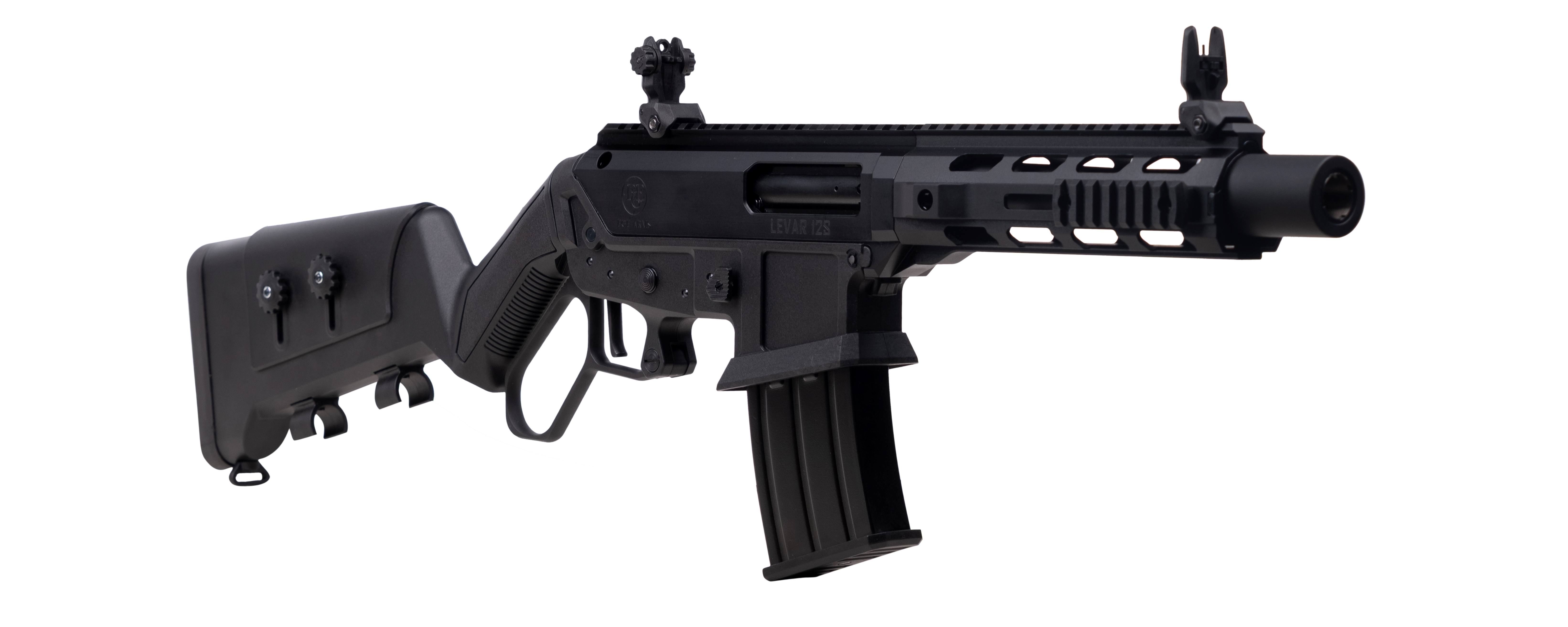 EGE Arms LEVAR12S Lever Action 10.6" Black Synthetic Shotgun Levar12S Black-3