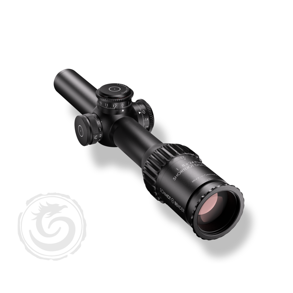 Schmidt & Bender 1-8x24 PM II ShortDot Dual CC MDR-T6 1cm CW