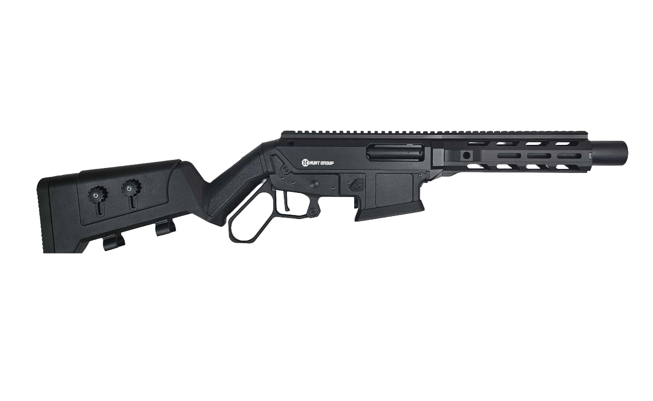 Hunt Group L12 Mag Fed Tactical Lever 12 Ga, 3″ Cham, 10.5″ Barrel Shotgun Synthetic — Go Tenda