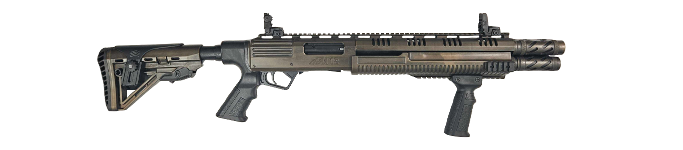 Hunt Group MH12 Double Barrel 12 Ga Pump Action Shotgun – Distressed Bronze — Go Tenda