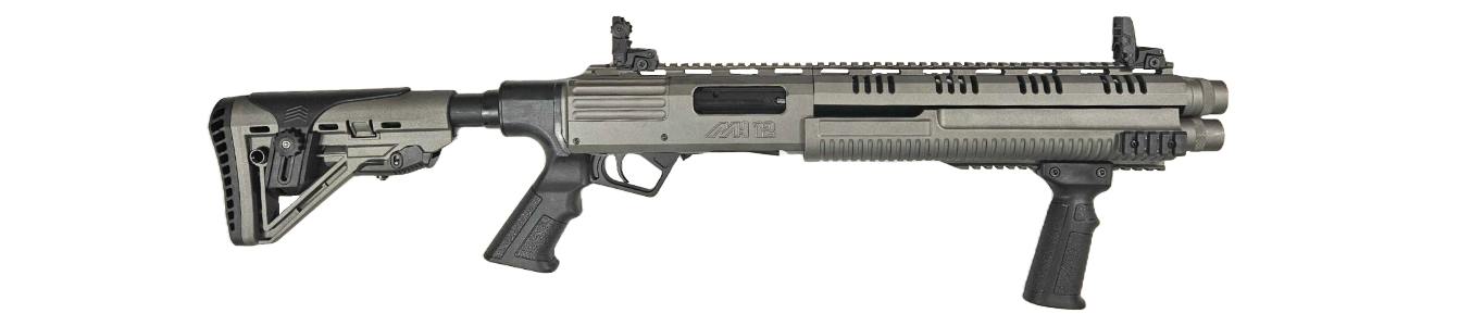 Hunt Group MH12 Double Barrel 12 Ga 14″ Pump Action Shotgun – Gray — Go Tenda