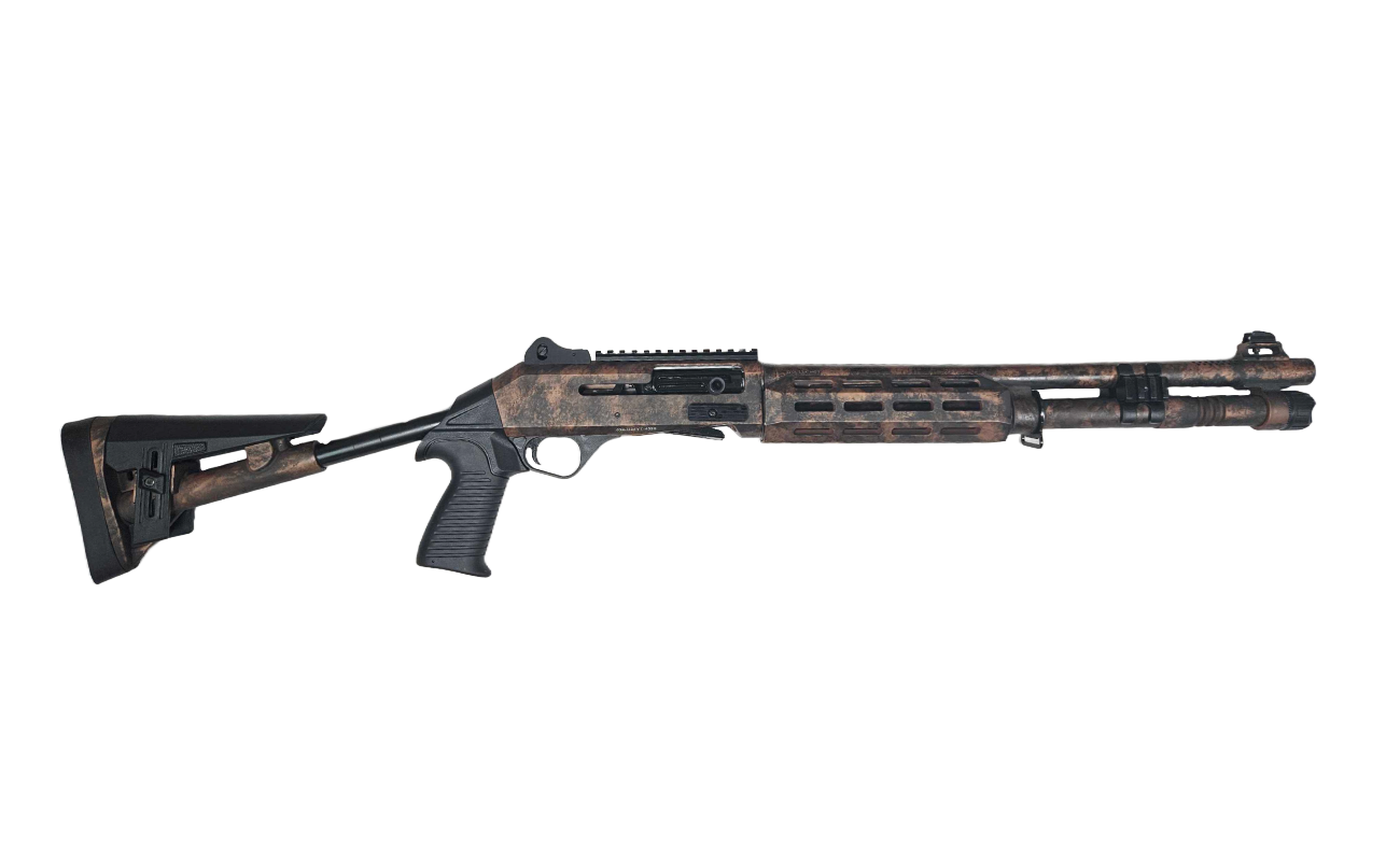EGE Panzer Arms M4 Speed Pro 12 Ga 18.6″ Rusted Blue Semi-auto Shotgun — Go Tenda