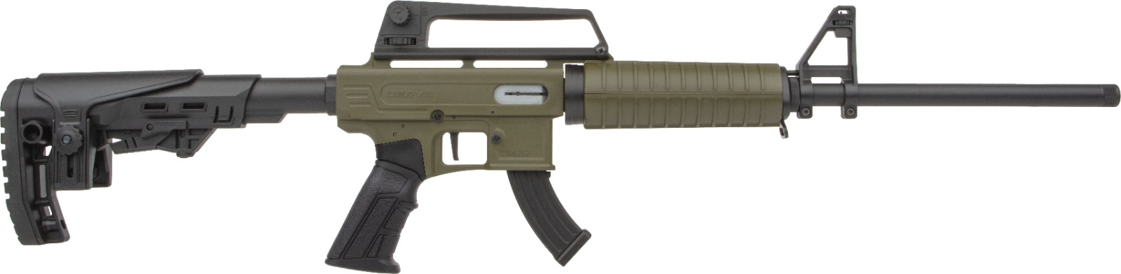 Derya TM22 SA Compact 22 LR 18″ Semi-Auto Rifle Sniper OD Green — Go Tenda