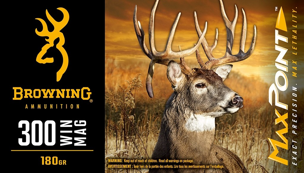 Browning Max Point 300 Win Mag 180 Gr Polymer Tip Box of 20 — Go Tenda