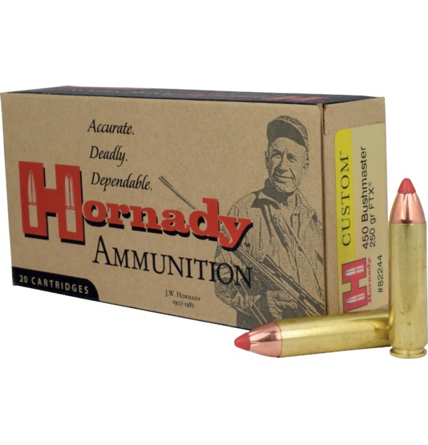 Hornady American Whitetail 450 Bushmaster 250 Gr FTX Box of 20 — Go Tenda