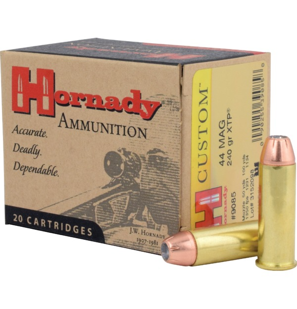 Hornady Custom 44 Mag 240 Gr XTP Box of 20 — Go Tenda