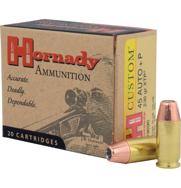 Hornady Custom 45 ACP 230 Gr XTP Box of 20 — Go Tenda