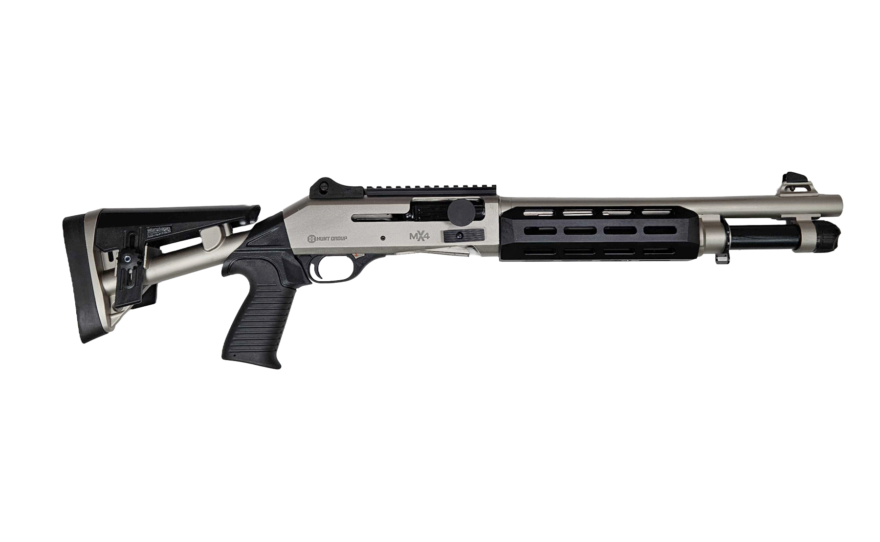 Hunt Group MX4 Raptor Silver 12 Ga 14″ Tactical Semi-Auto Restricted — Go Tenda