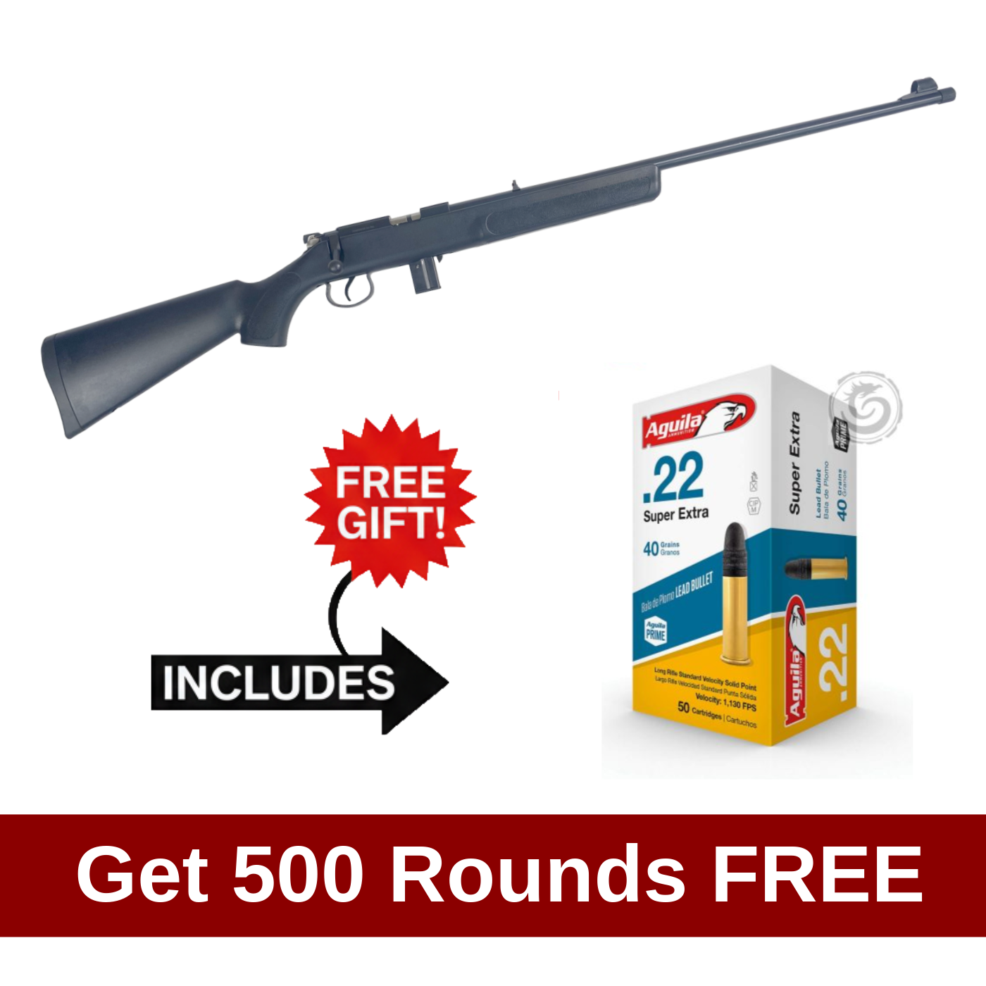 Norinco NR-15 Bolt-Action 22 LR Rifle Synthetic Stock w/Ammo Combo — Go Tenda