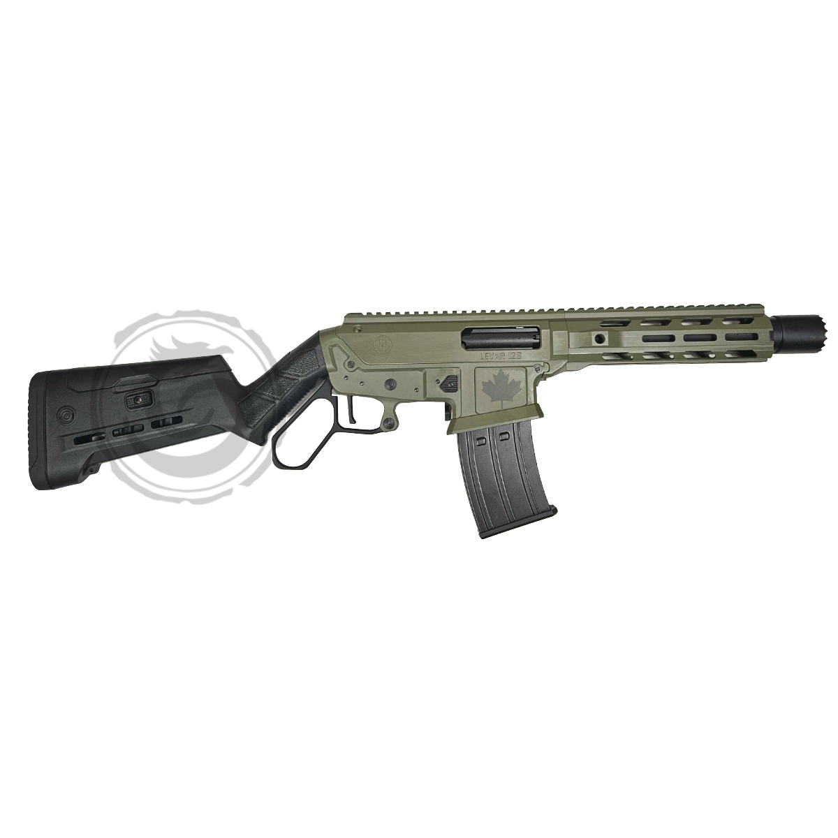 EGE Arms LEVAR12S Lever Action 12 Ga 10.6″ Green Synthetic Shotgun — Go Tenda