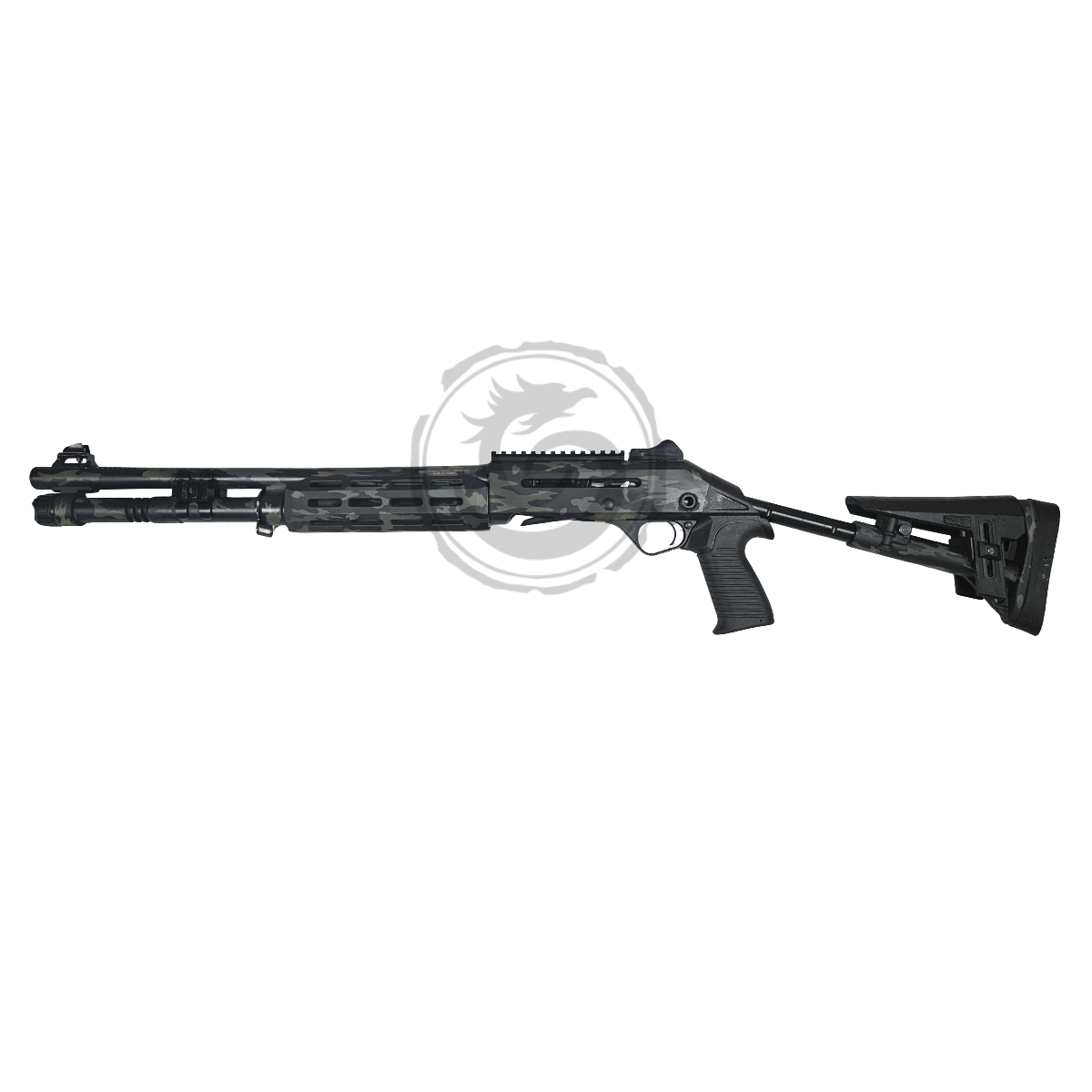 EGE Panzer Arms M4 Speed Pro 12 Ga 18.6" Semi-Auto Shotgun Green Camo M4-PROGRECAM (2)