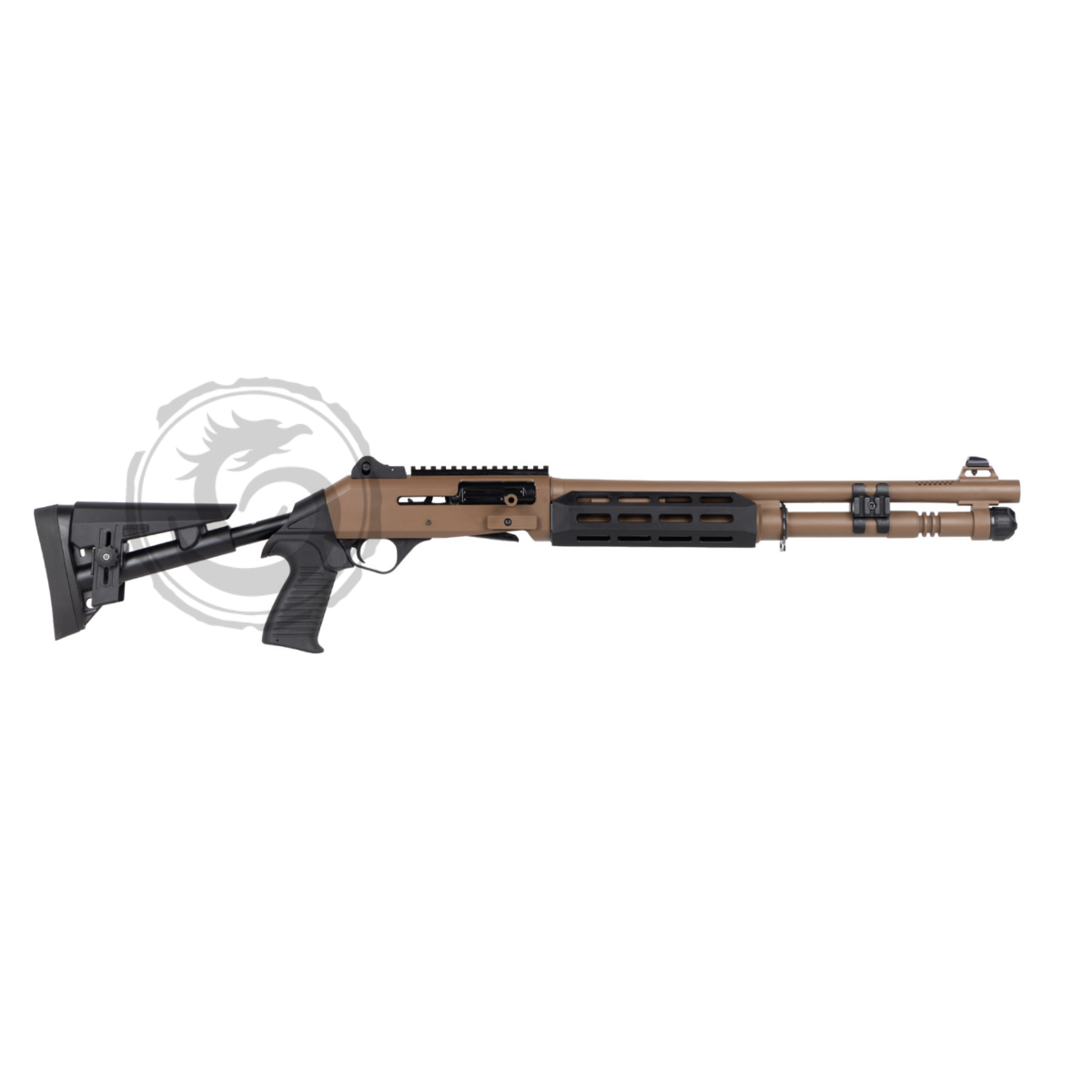 EGE Panzer Arms M4 Speed Pro 12 Ga 18.6″ Semi-Auto Shotgun Pro Sand — Go Tenda