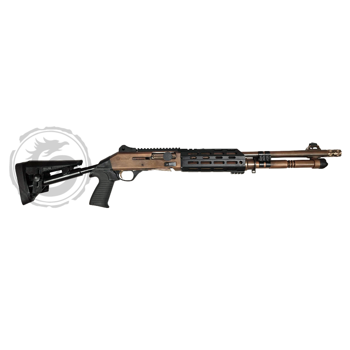 EGE Panzer Arms M4 Speed Pro 12 Ga 18.6″ Semi-Auto Shotgun Distresse — Go Tenda