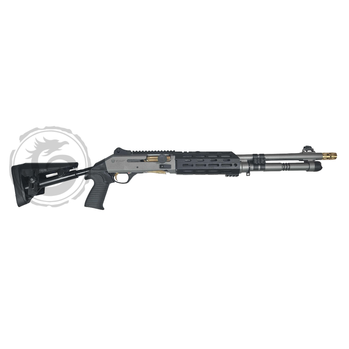EGE Panzer Arms M4 Speed Pro 12 Ga 18.6″ Semi-Auto Shotgun Gold — Go Tenda
