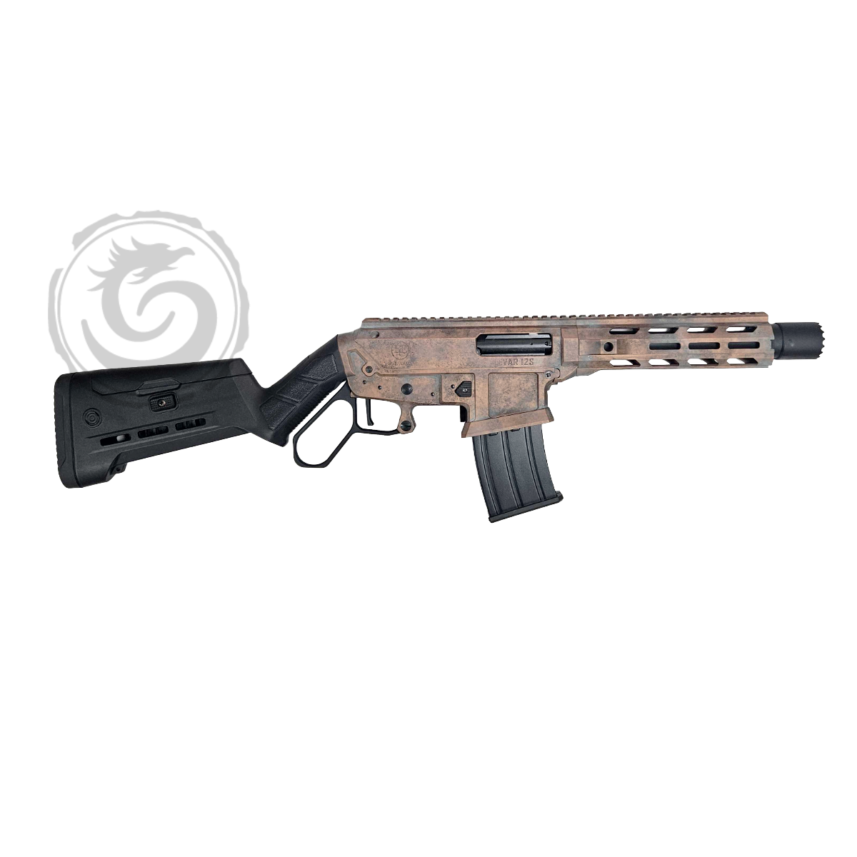 EGE Arms LEVAR12S Lever Action 12 Ga 10.6″ Rusted Blue Synthetic Shotgun — Go Tenda