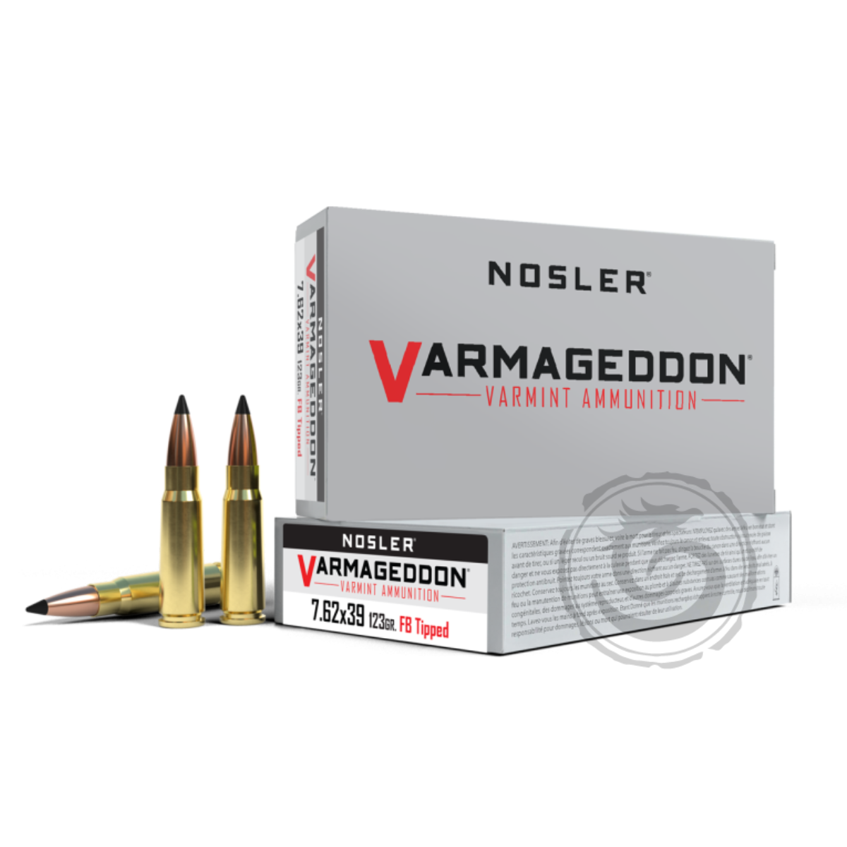 Nosler Varmageddon 7.62x39mm 123 Gr FB Tipped Box of 20 — Go Tenda