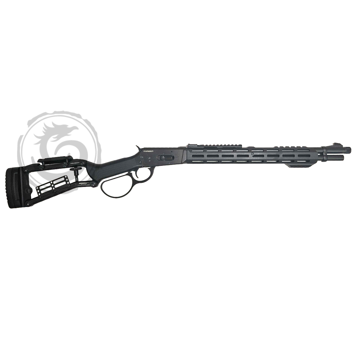 Morisson Lever-Action Iron Wolf 357 Mag 18″ Black Tactical Forend — Go Tenda
