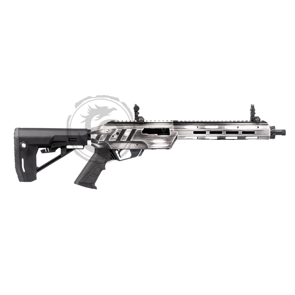Adler RF224 Tactical 22 LR 11.7″ Semi-Auto Rifle Distress White — Go Tenda