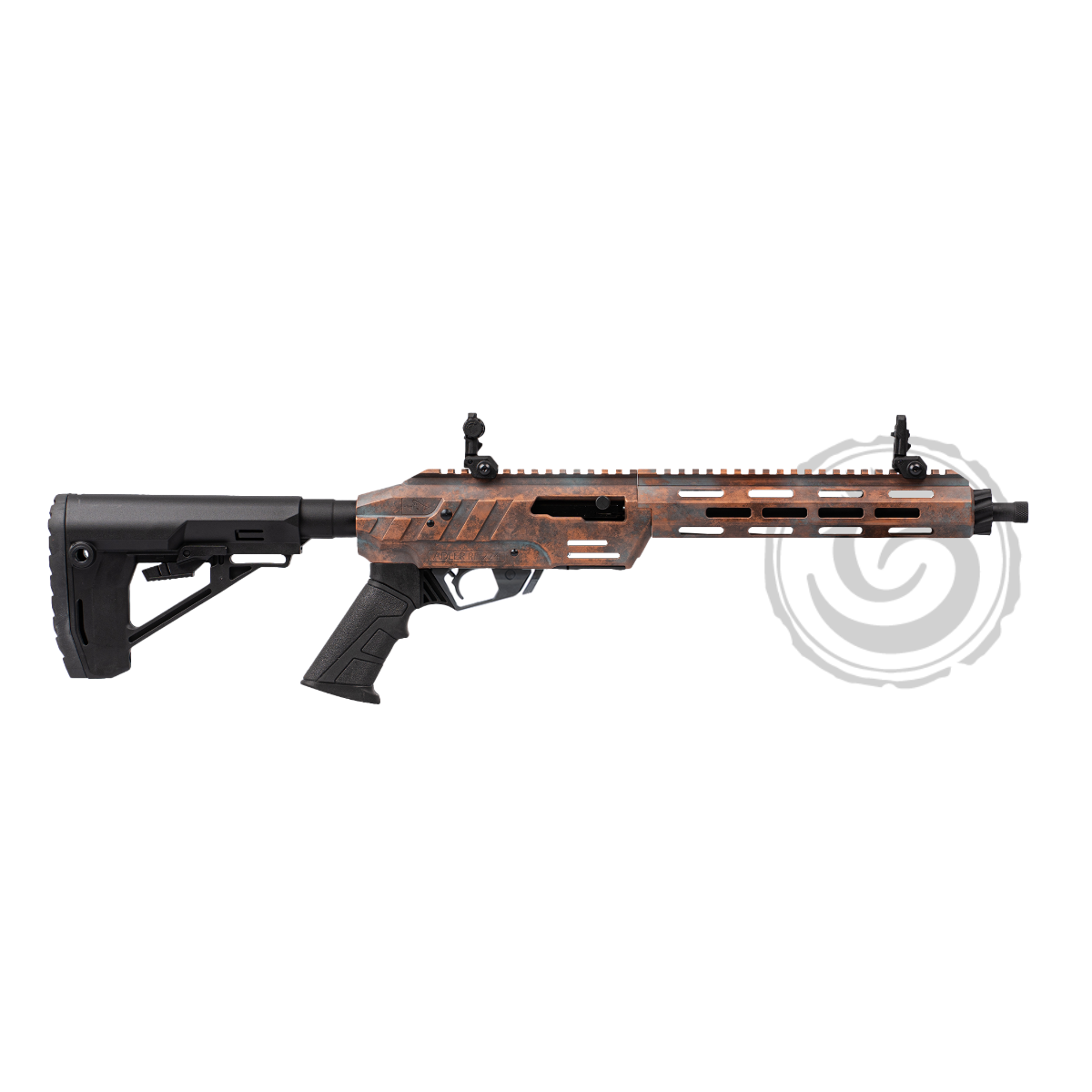 Adler RF224 Tactical 22 LR 11.7″ Semi-Auto Rifle Distress Rust — Go Tenda