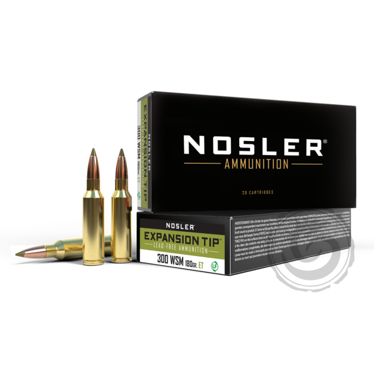 Nosler Expansion Tip 300 WSM 180 Gr SP Box of 20 — Go Tenda