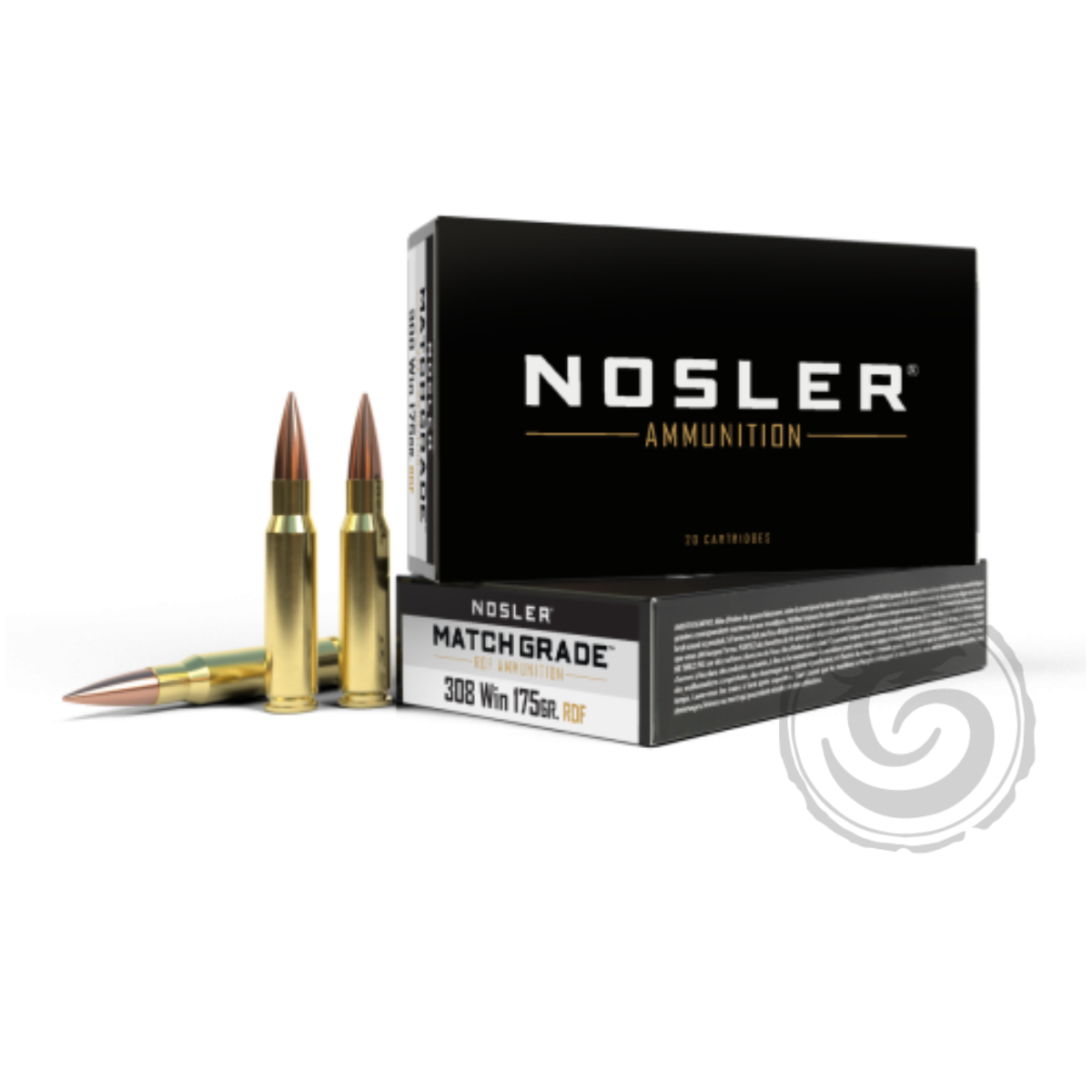 Nosler Match Grade 308 Win 175 Gr RDF Box of 20 — Go Tenda