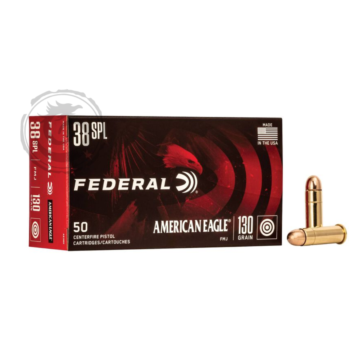 Federal American Eagle 38 Special 130 Gr FMJ Box of 50 — Go Tenda