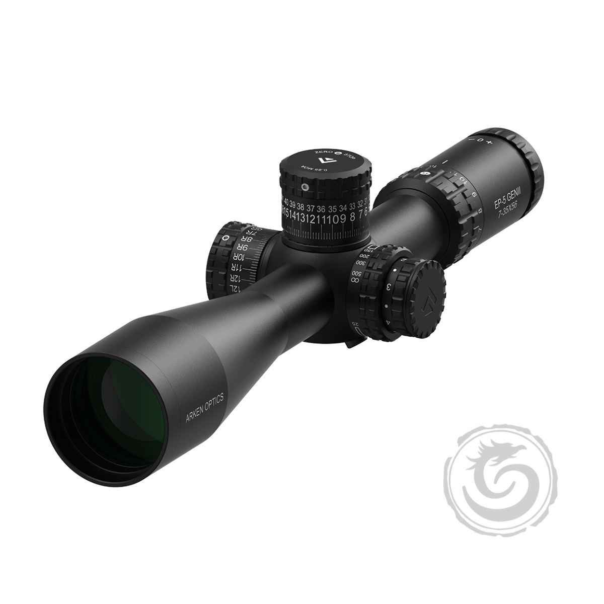 Arken Optics EP-5 7-35X56 Gen 2 FFP Illuminated VPR Zero Stop MIL