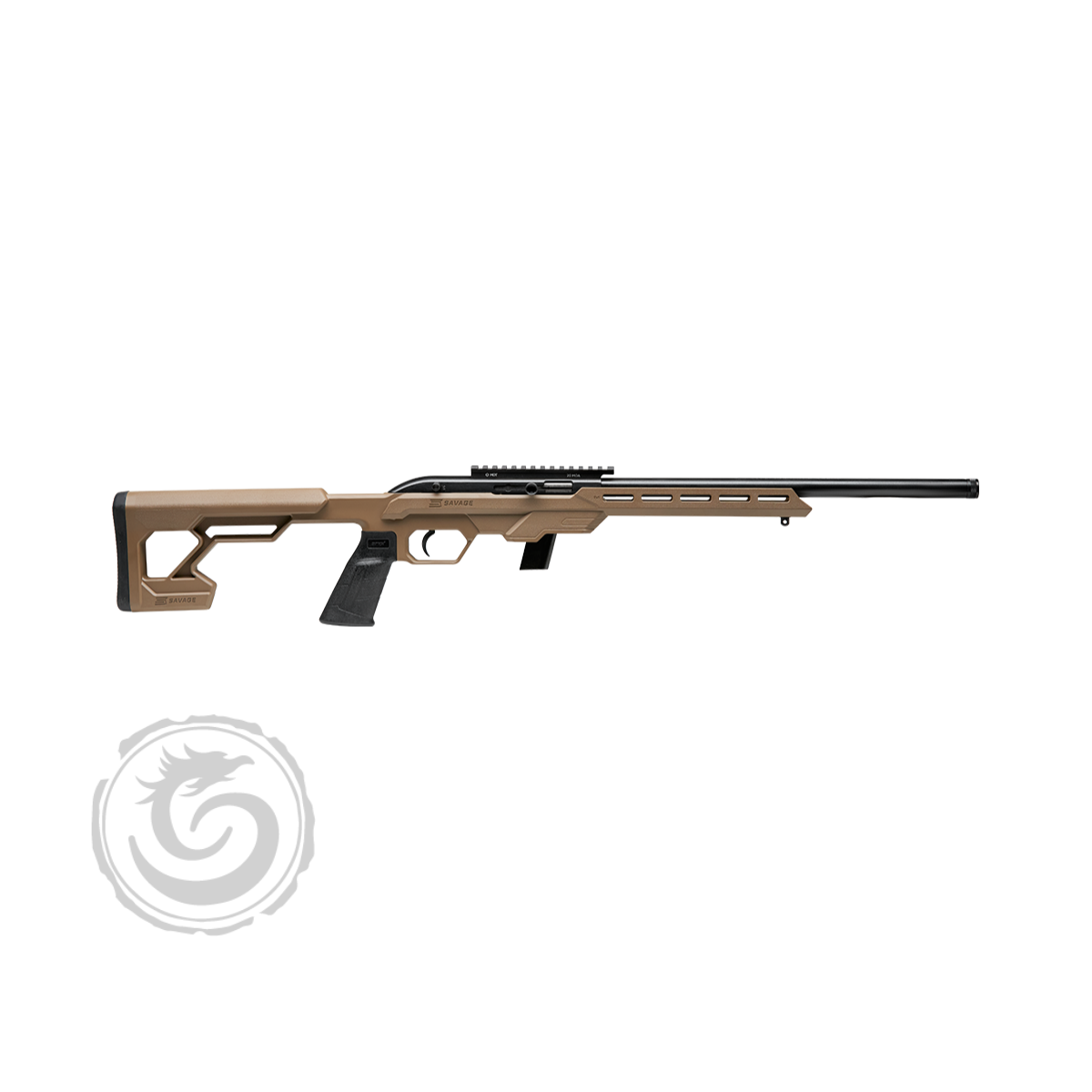 Savage 64 Precision 22 LR 16.5″ Semi-Auto Rifle FDE — Go Tenda