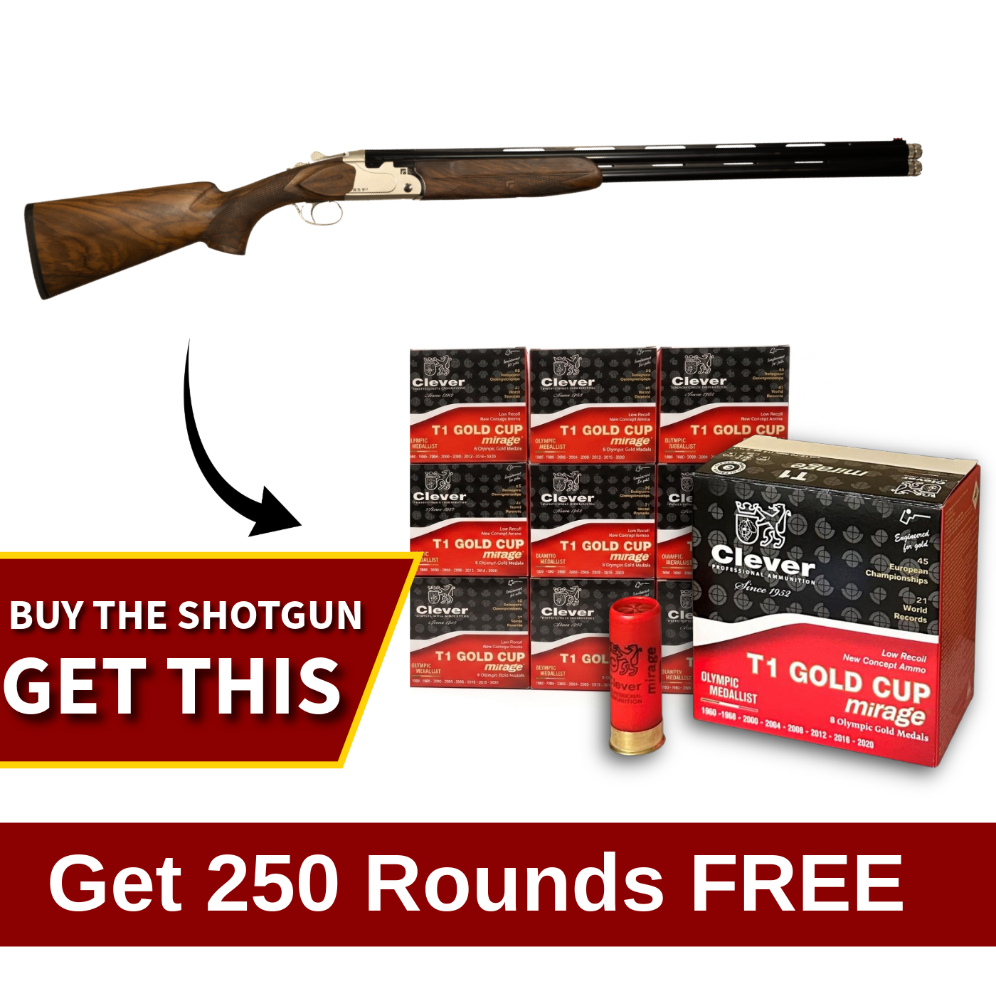 Reximex RS 912 O/U 12 Ga 28″ Barrel Silver w/Ammo Combo — Go Tenda