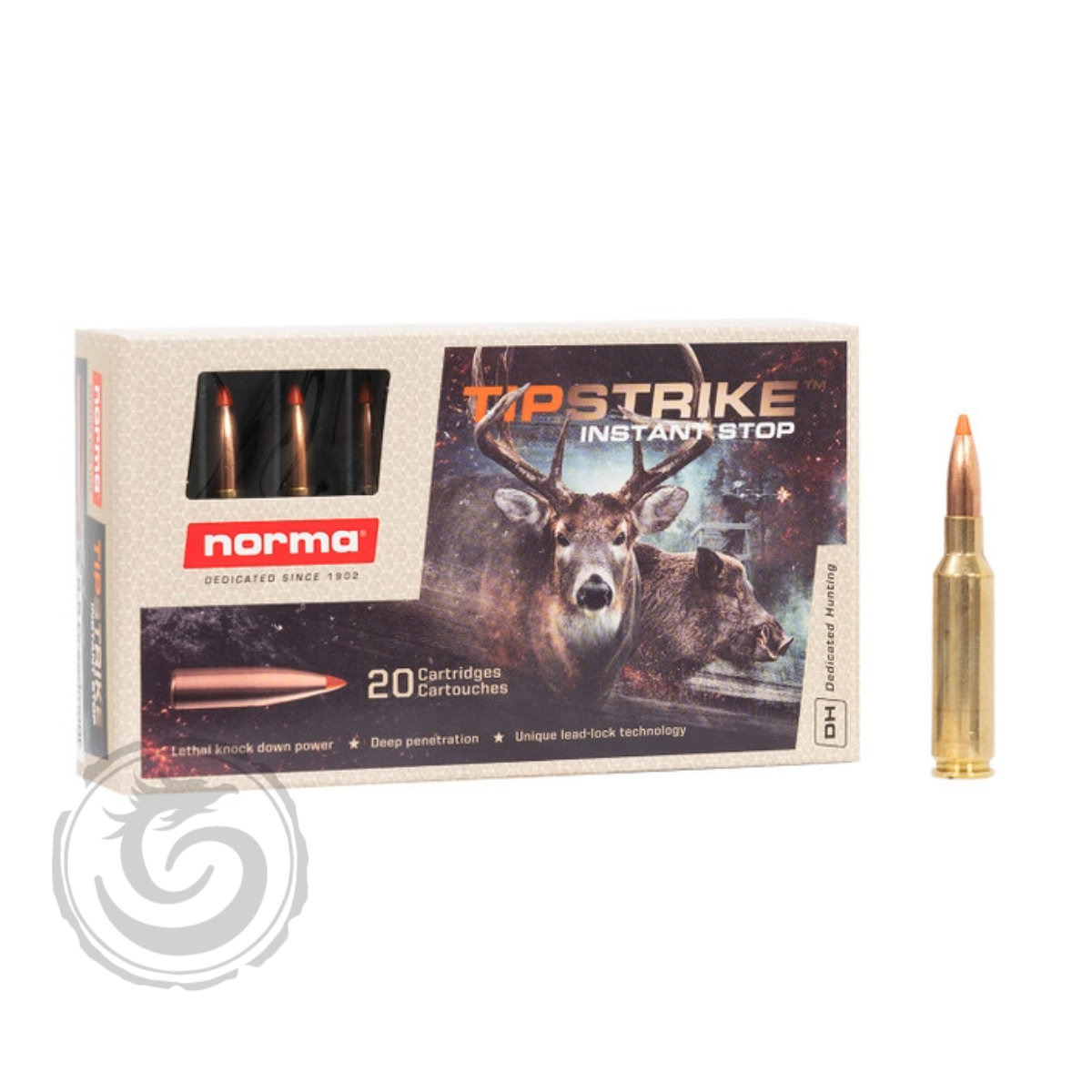 Norma TipStrike 6.5 Creedmoor 140 Gr Polymer Tipped Box of 20 — Go Tenda