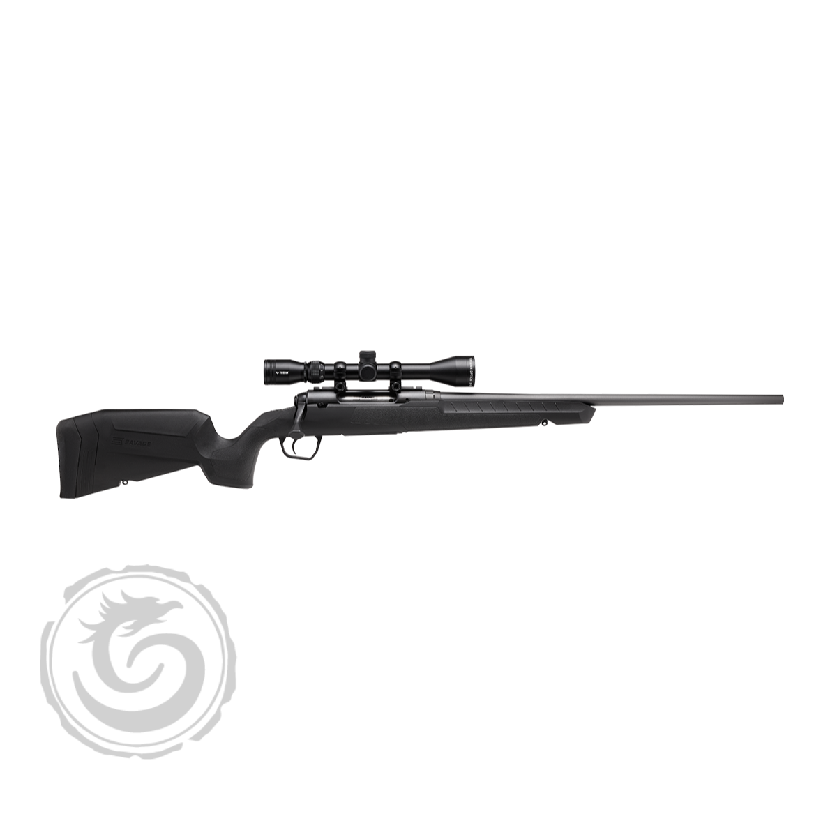 Savage AXIS XP 270 Win 22″ Black Synthetic Scoped Combo — Go Tenda