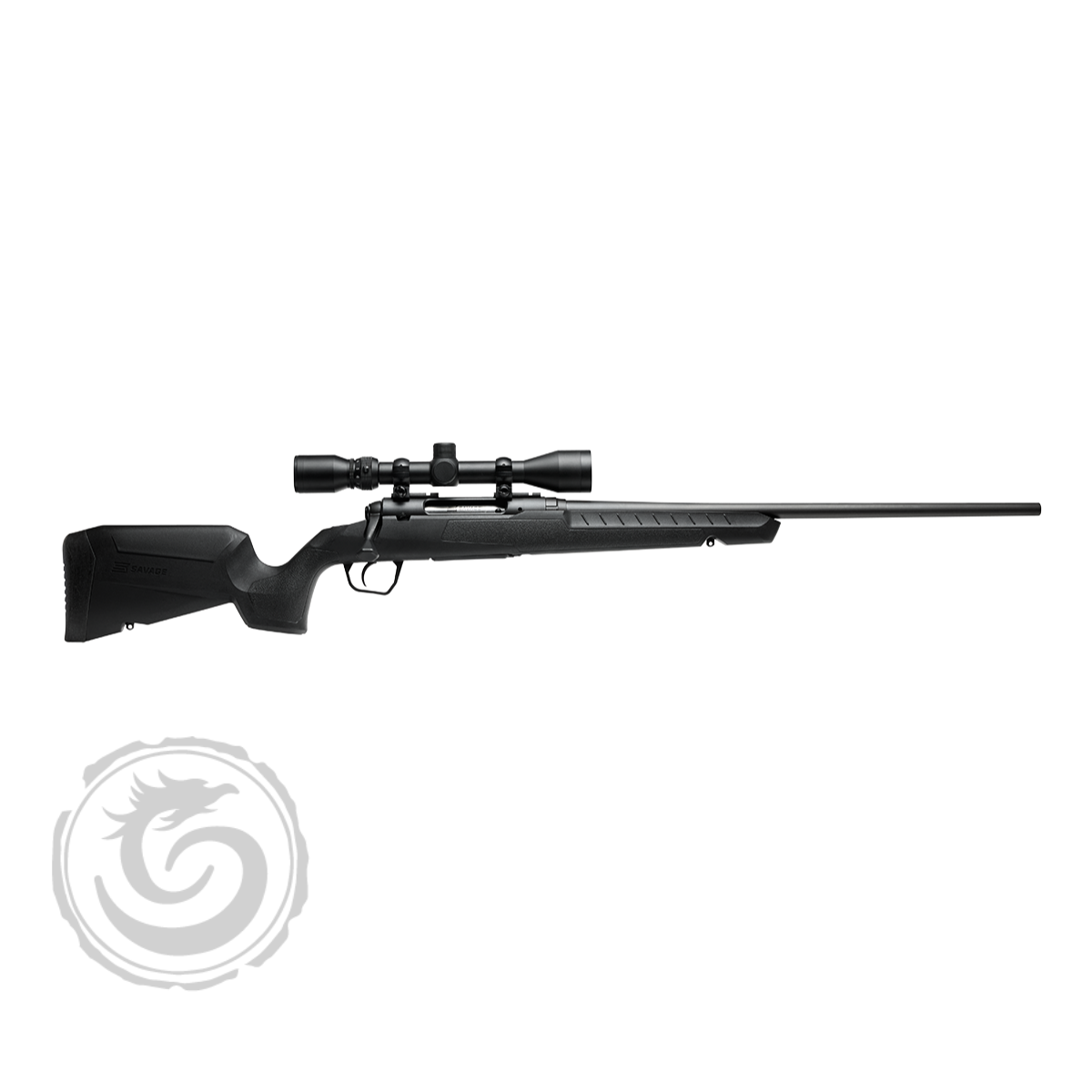 Savage AXIS XP Compact 243 Rem 20″ Synthetic Scoped Combo — Go Tenda
