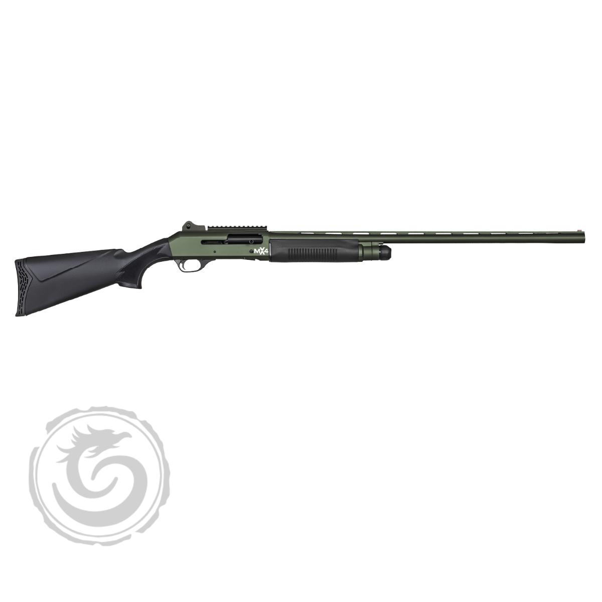 Hunt Group MX4 Semi-Auto 12 Ga 3″ Cham 28″ Barrel Shotgun Green — Go Tenda