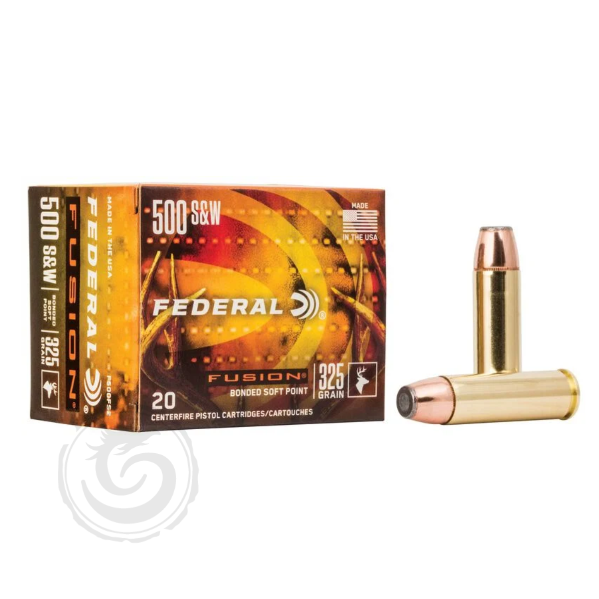 Federal Fusion 500 S&W 325 Gr SP Box of 20 — Go Tenda