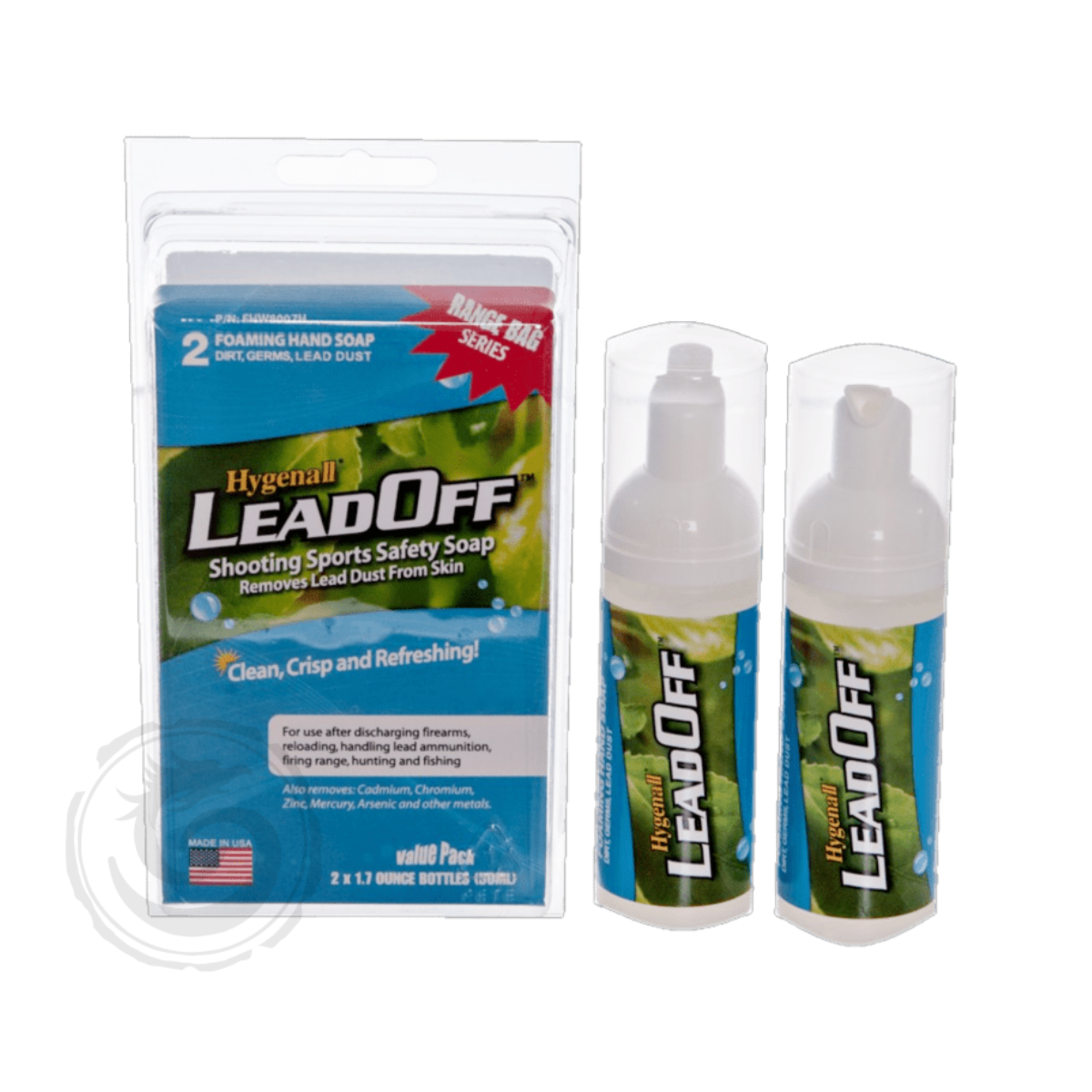 Hygenall Lead Off Range Foaming Soap 1.7 oz Pack of 2