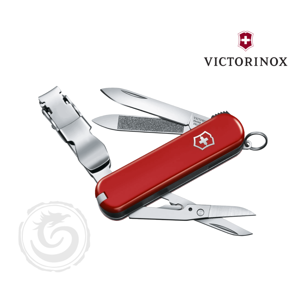 VICTORINOX 580 Small Pocket Knife with Nail Clipper – Red