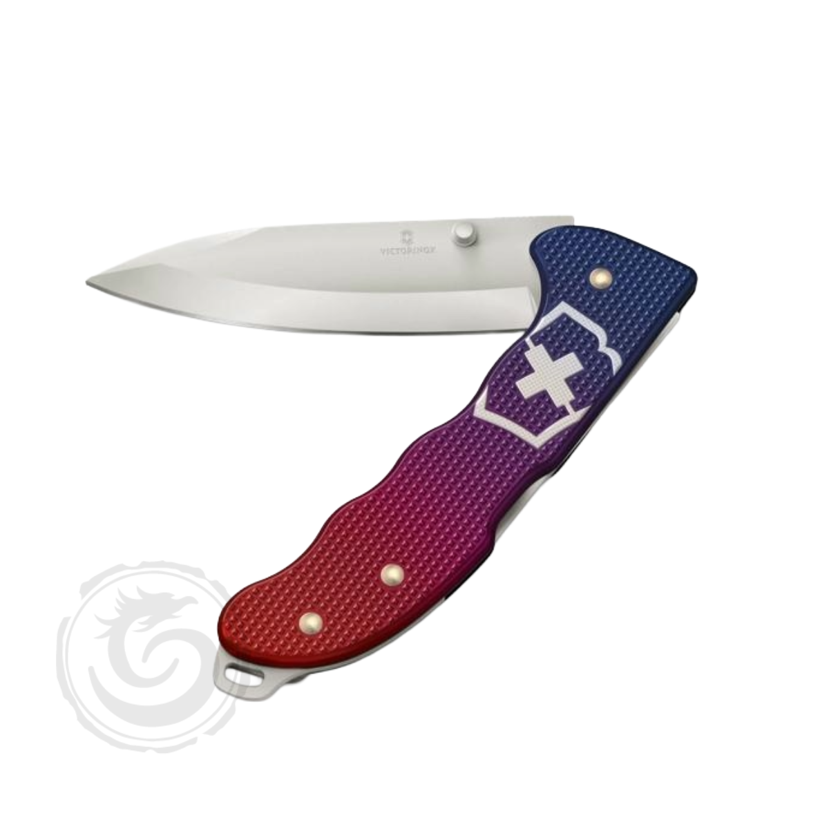 Victorinox Evoke Alox Blue Red Folding Knife