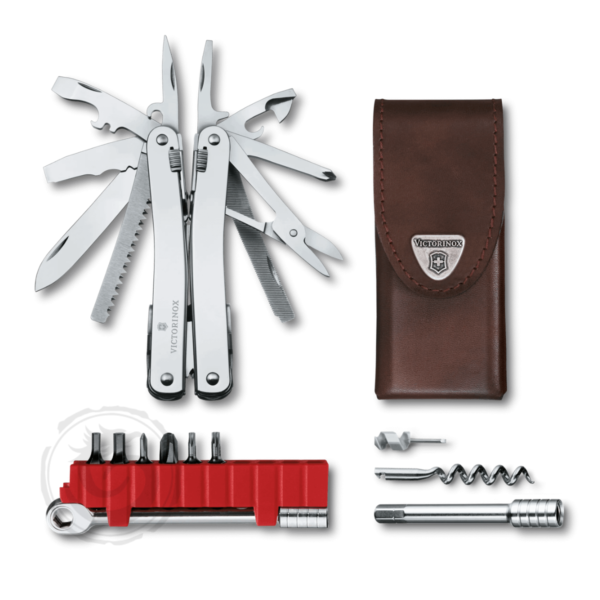Victorinox Swiss Tool Spirit X Plus Ratchet Leather Pouch