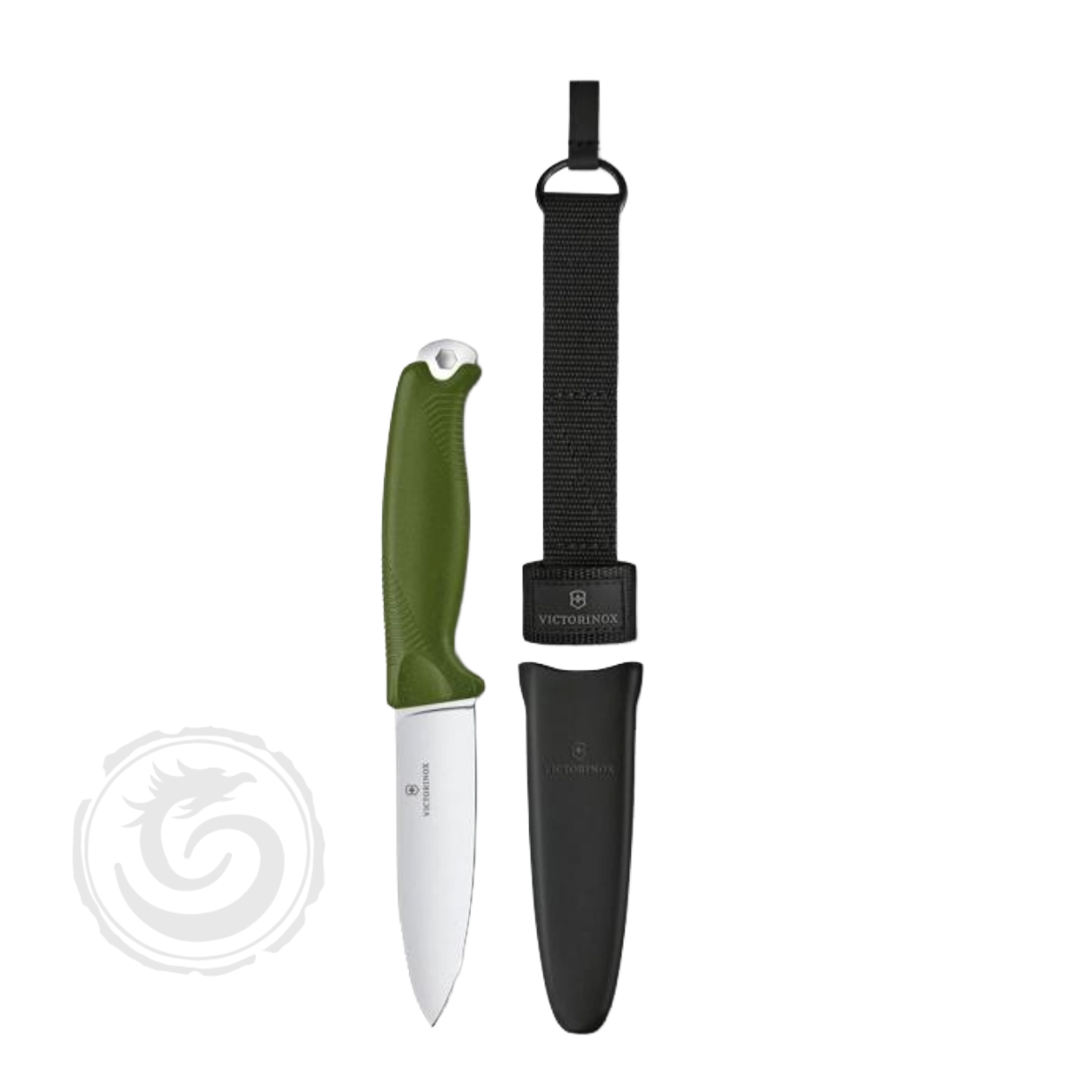 Victorinox Venture Drop Point Fixed Blade Knife Olive