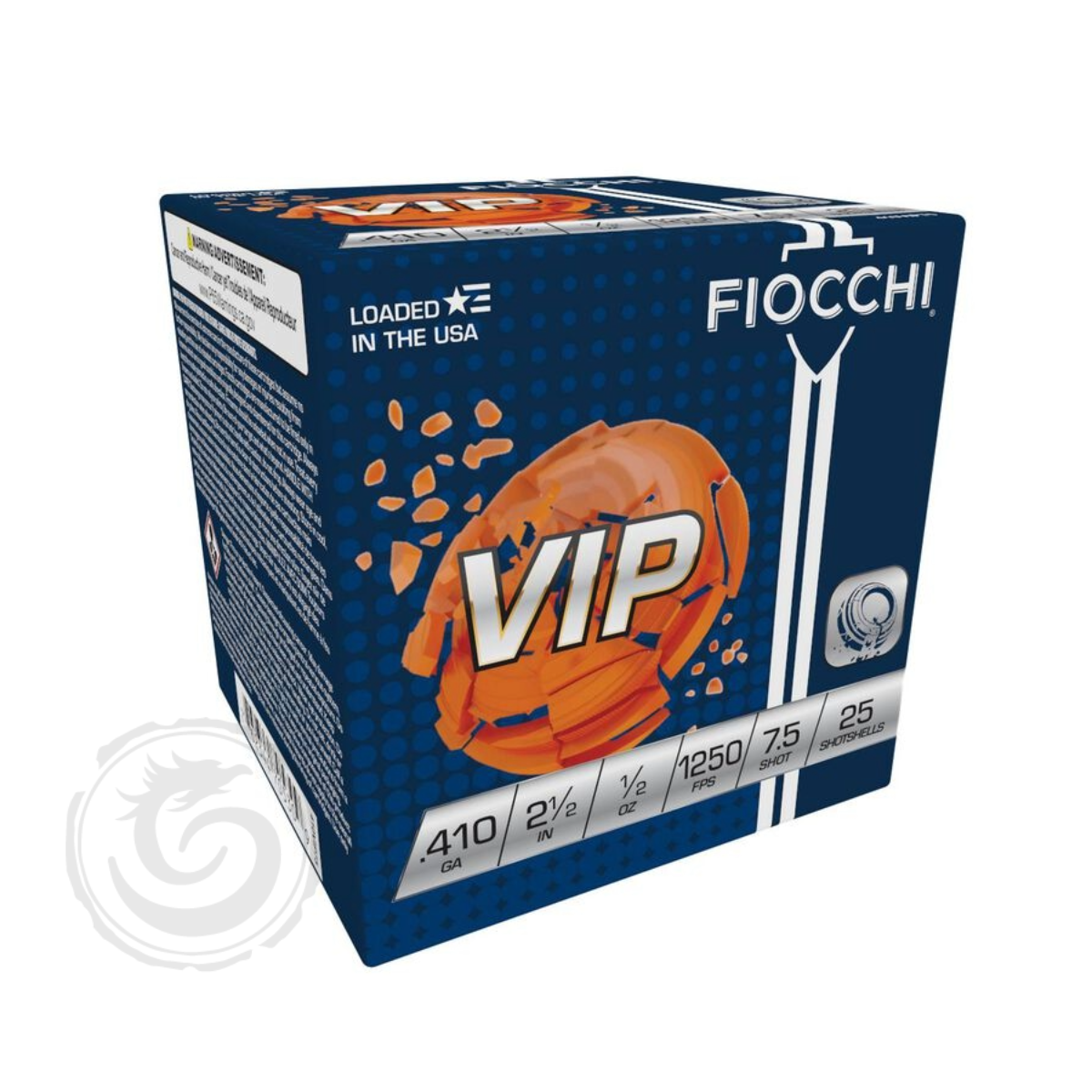 Fiocchi Exacta Target VIP 410 Ga 2-1/2″ #7.5 Box of 25