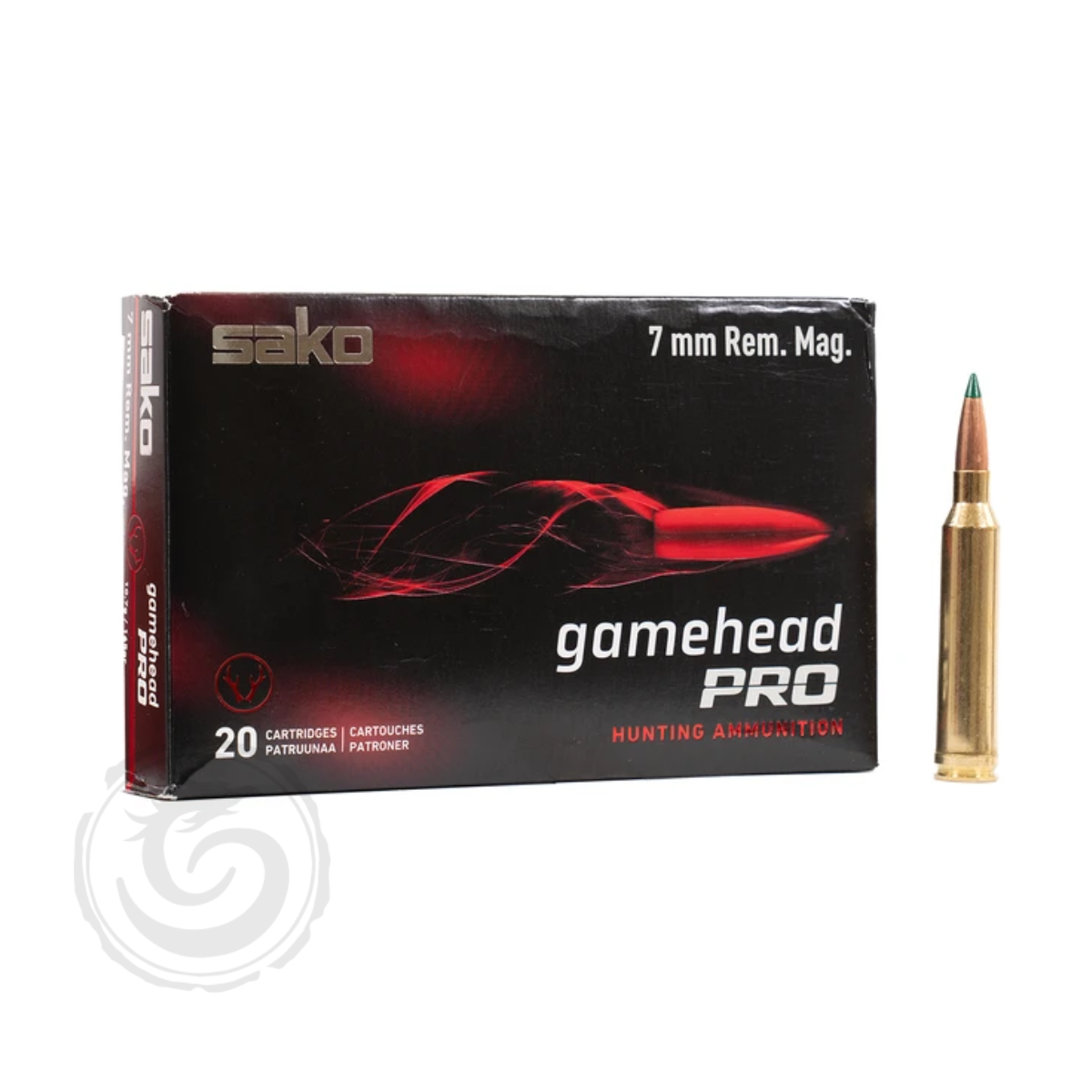 Sako Gamehead Pro 7mm Rem Mag 165 Gr SP BT Box of 20