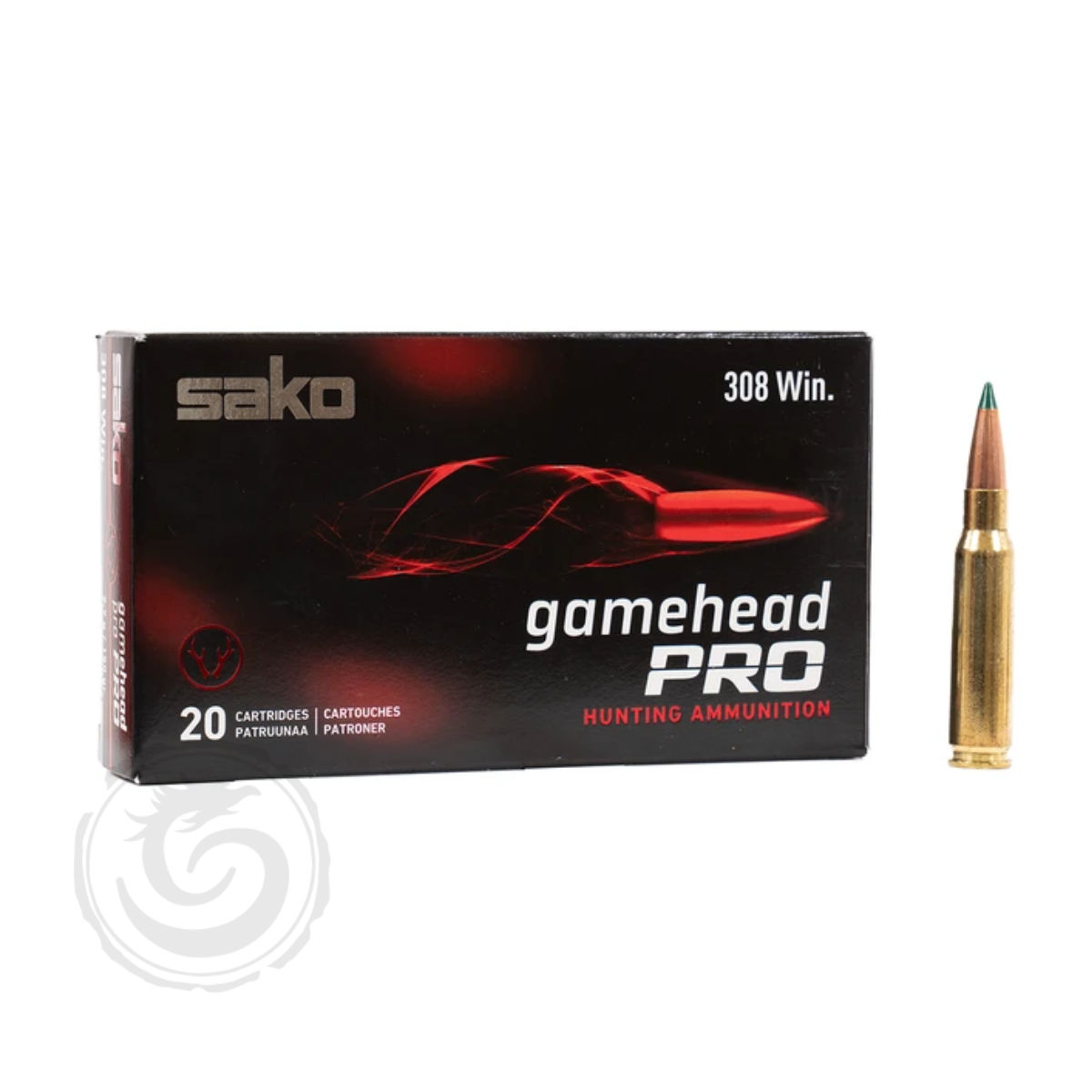 Sako Gamehead Pro 308 Win 150 Gr Tipped HPBT Box of 20
