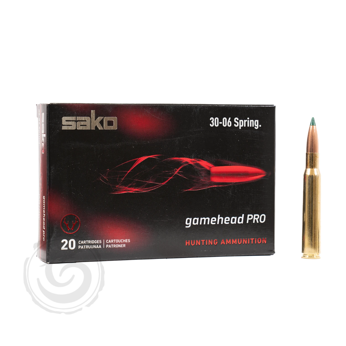 Sako Gamehead Pro 30-06 Sprg 165 Gr Tipped GameKing Box of 20